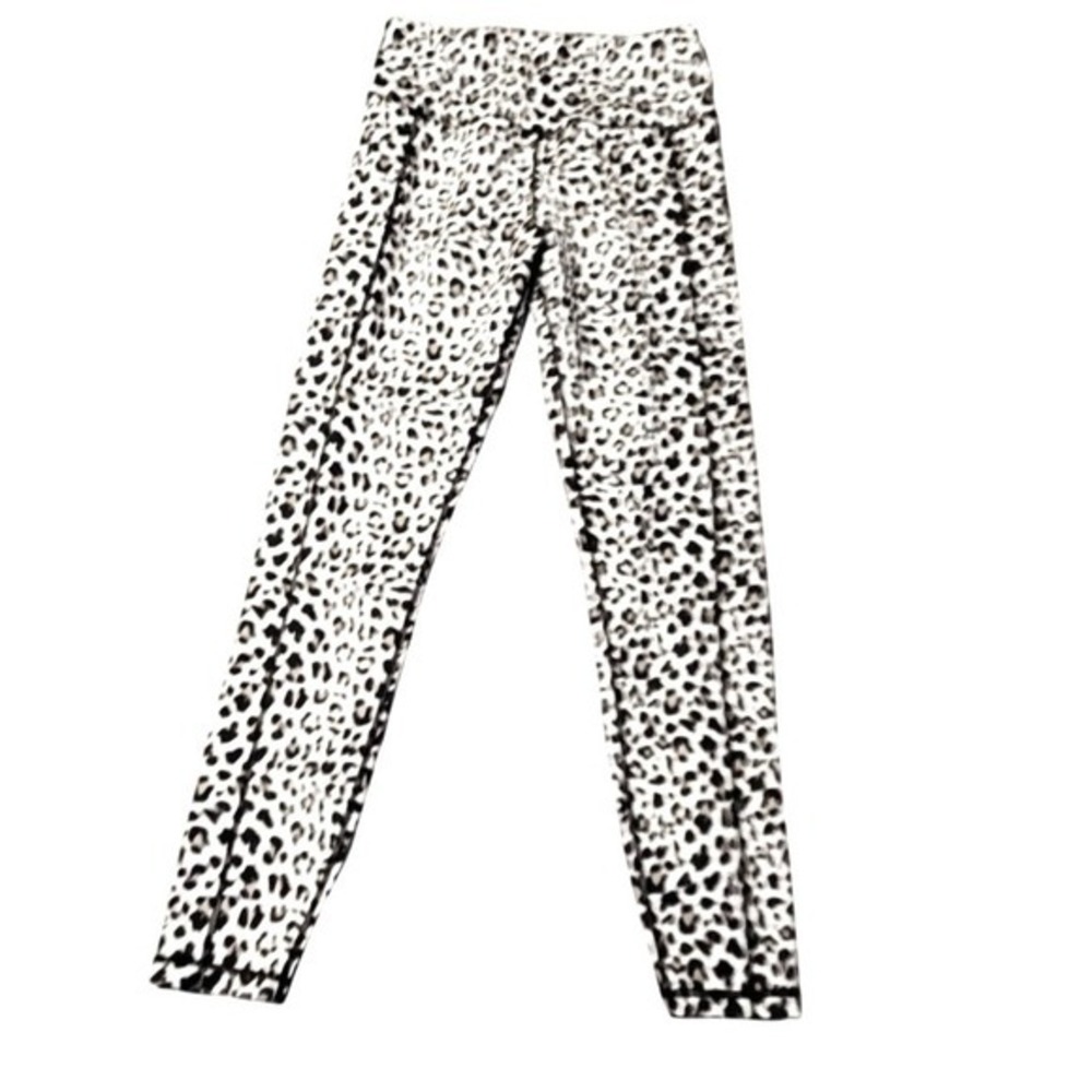OUGES Women Leopard Print Leggings Athletic‎ Workout Pants M